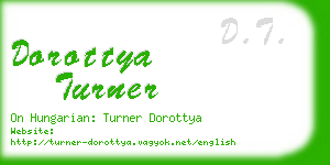 dorottya turner business card